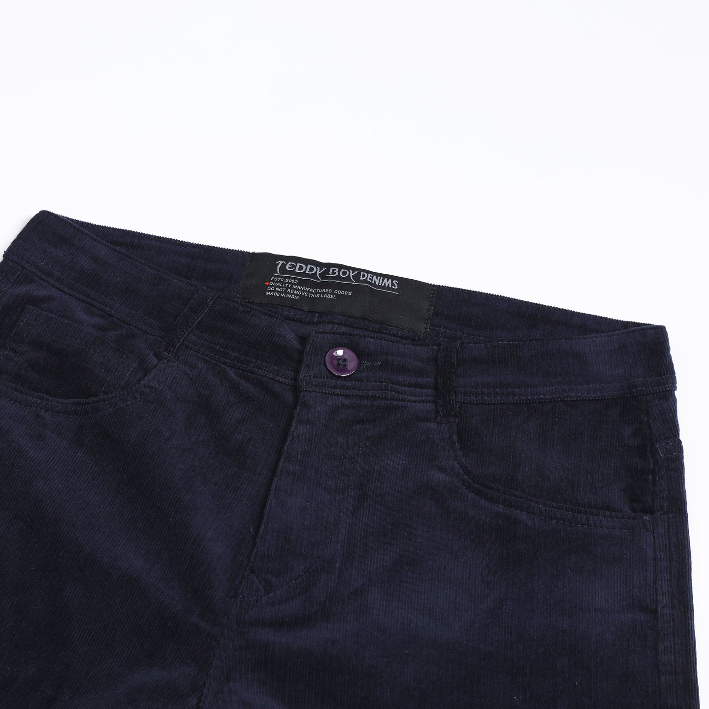 BARITONE NAVY CORDUROY PANTS 4770-1